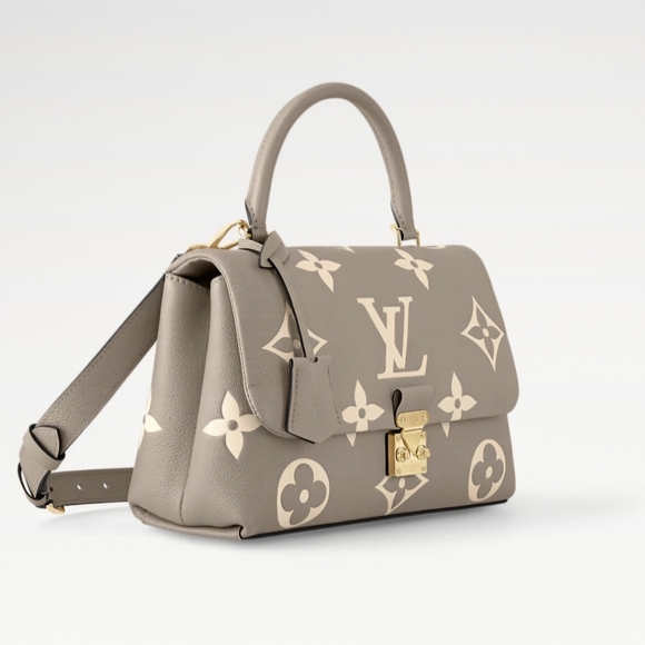 Louis Vuitton Empreinte Monogram Giant Madeline MM in Dove Grey - Picture 2 of 16